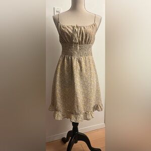 Dress Forum Milk Maid Yellow Floral Mini Large